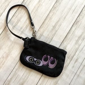 Black Coach wristlet